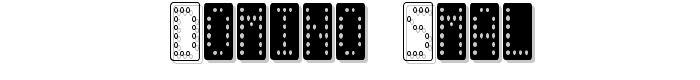 Domino smal font